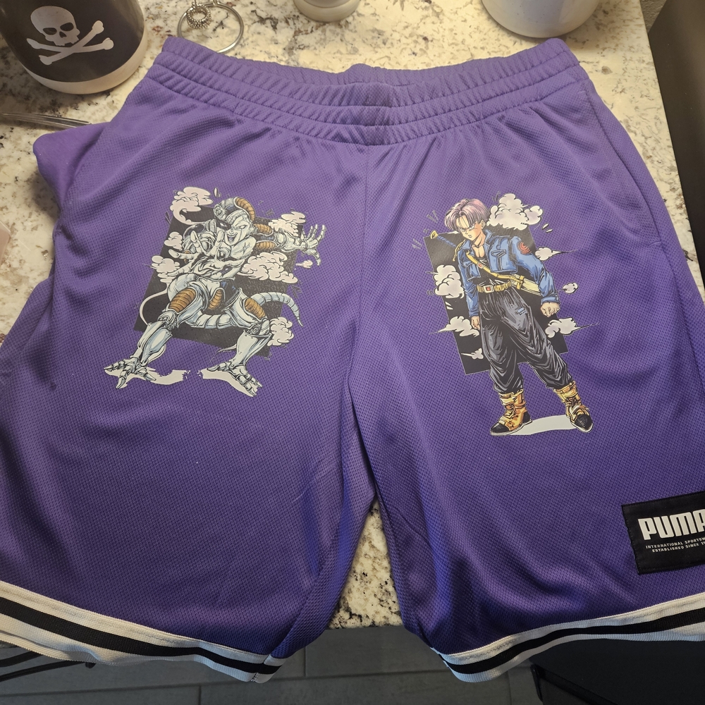 Puma Purple Anime Character Shorts
